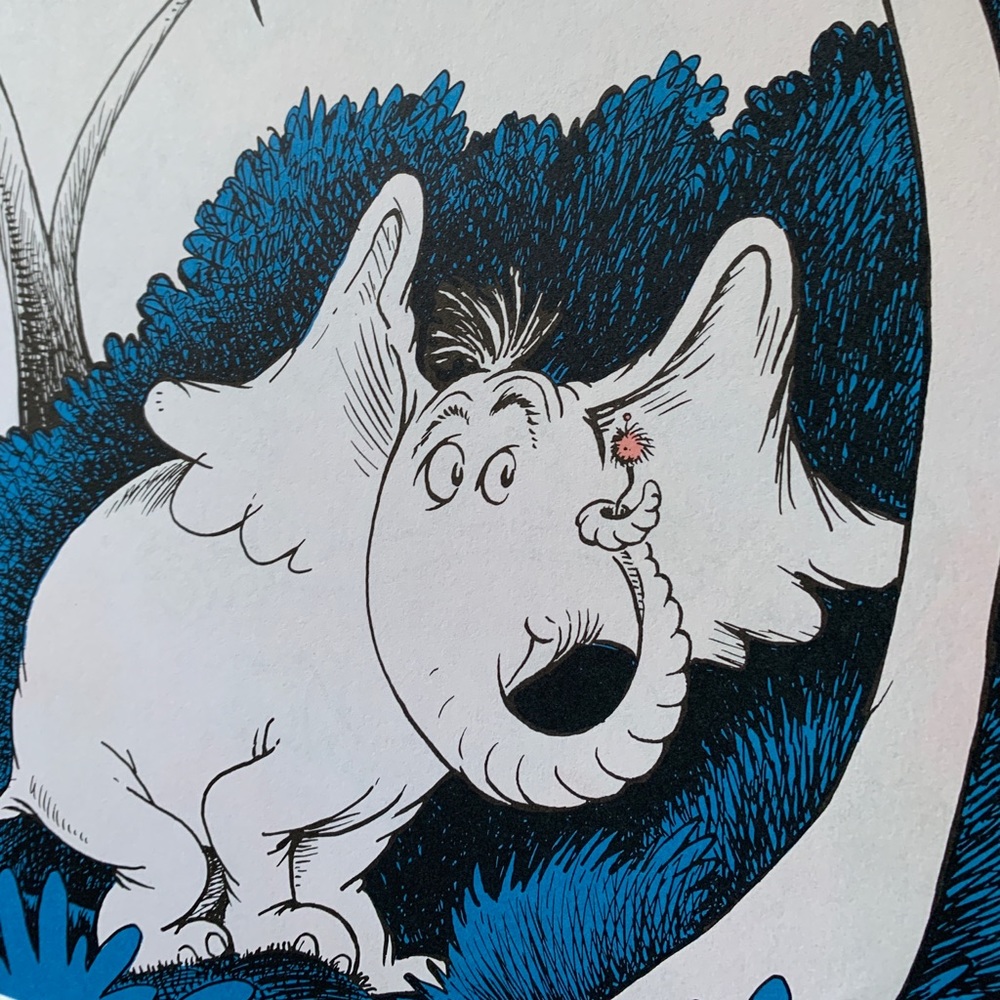 DR.SEUSS PRINT 1982-8"x11" matted to 11"x14" NEW! - Picture 3 of 5